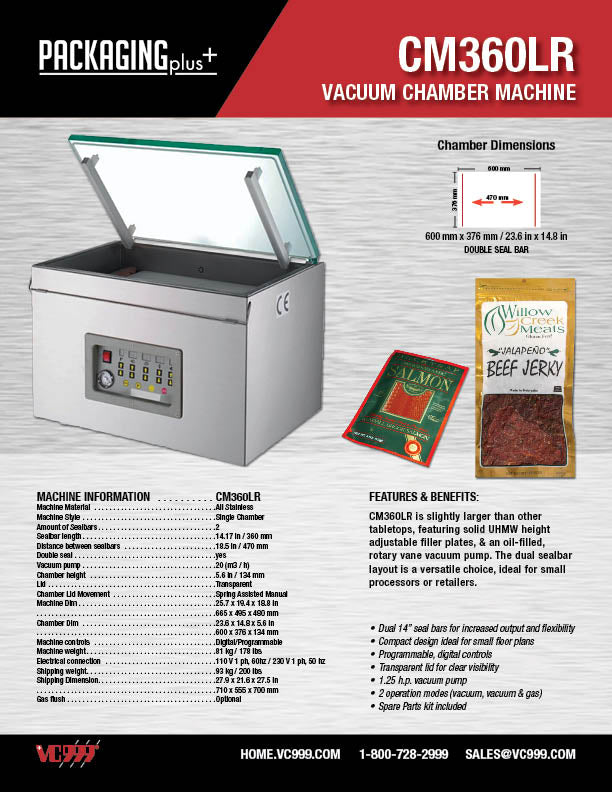 Double-Bar Table Top Vacuum Chamber | VC999