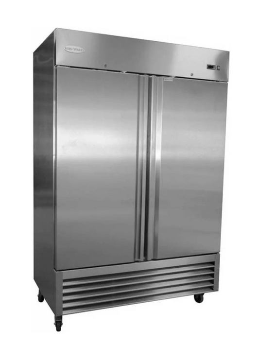 2-Section Reach-In Refrigerator Stainless Steel | Serv-Ware