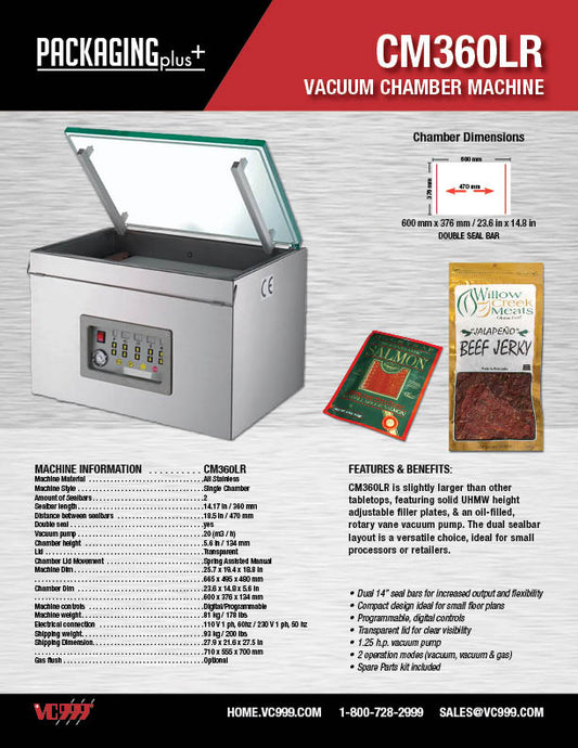 Double-Bar Table Top Vacuum Chamber | VC999