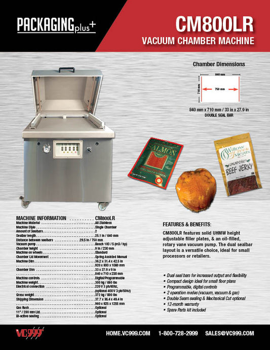 Single Chamber Floor Model Vacuum Machine | VC999